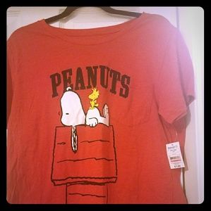 Peanuts Tee Pocket Tee Shirt